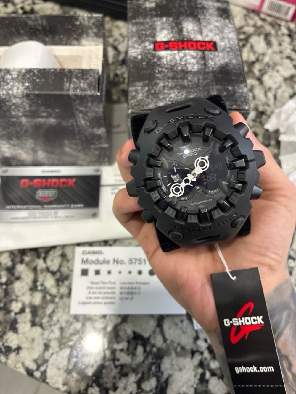 G-Shock GAV01-1A Alien eyes